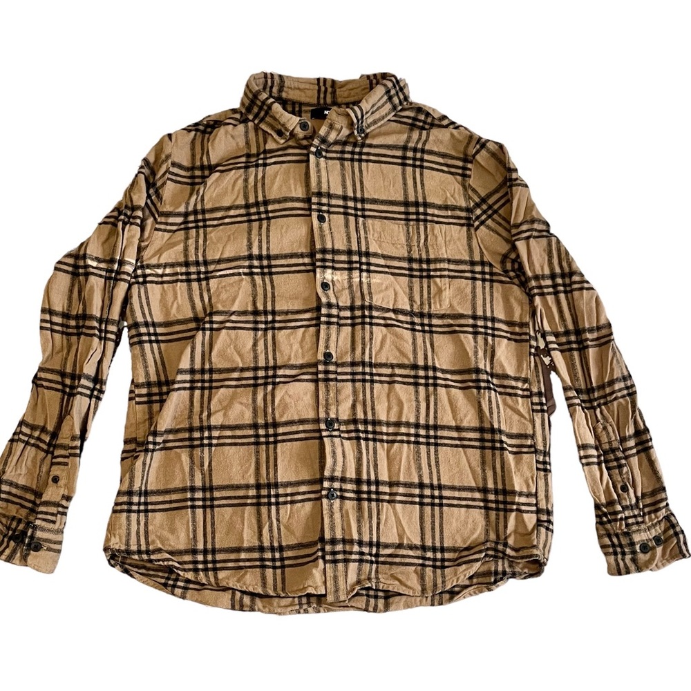 Relaxed Fit Brown/Black Flannel